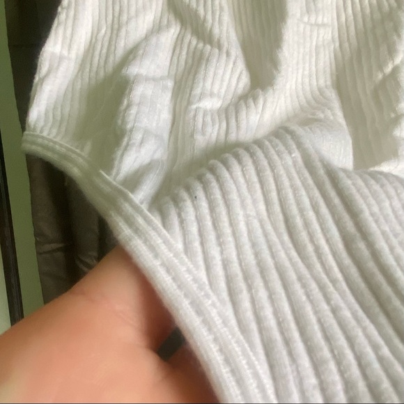 White Stretchy Body Suit - Picture 4 of 4